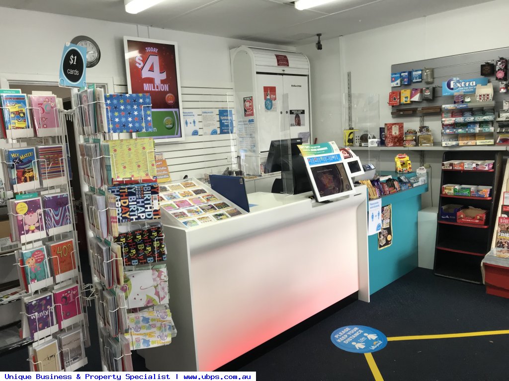 Easy one person newsagency with lotteries operations