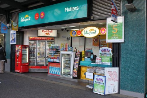 Easy to operate Lotto Kiosk in an outstanding location